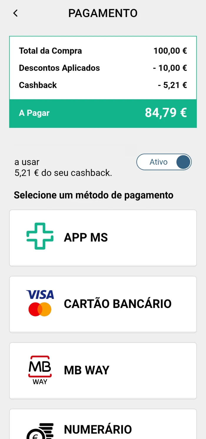 WPAY num terminal de pagamento